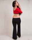 画像3: 【レッスン着】　トップス＆パンツ上下2点セット　赤と黒のコントラストが新鮮！　別々にも使えて◎
