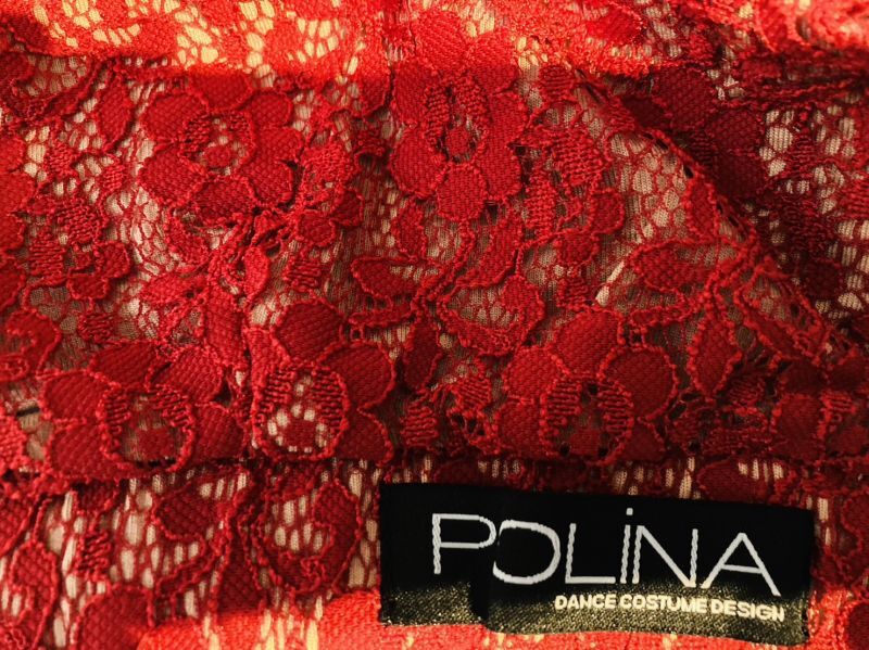 画像4: 【Polina】Mサイズ　艶色バーガンディレースニット　トップス＆ロングスカートの2点セット